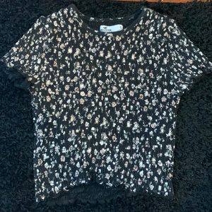 Hollister Cropped Floral Top